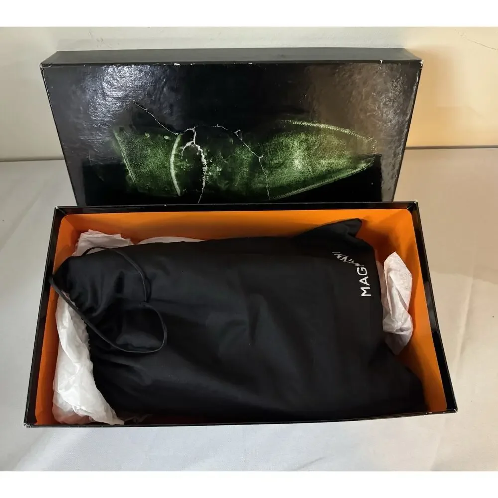 NIB Magnanni ‘Herman’ Cognac Brown Woven Leather Loafers 43.5EU/10.5US $595.00
